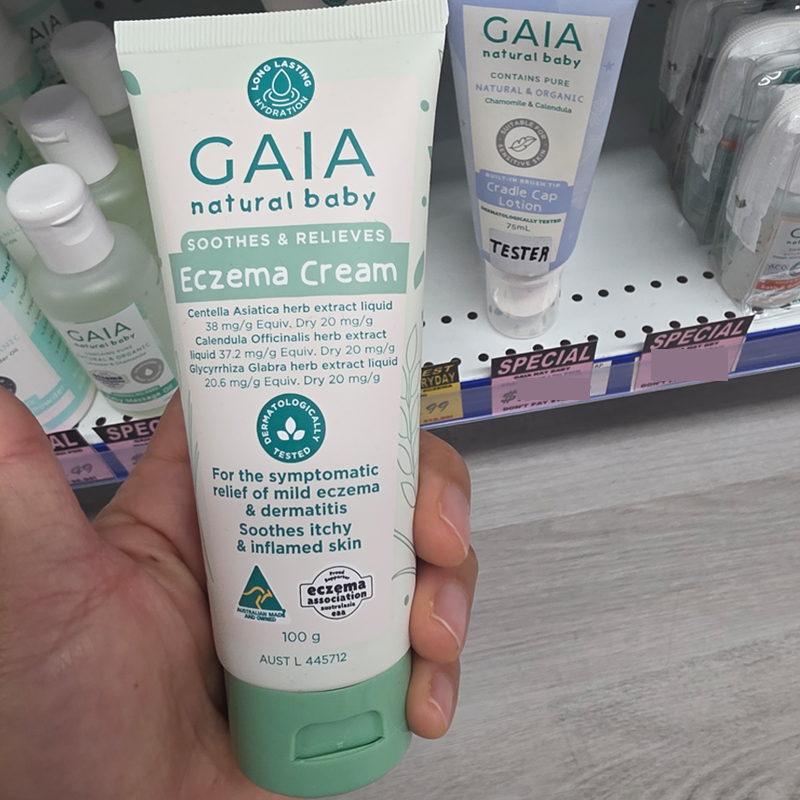 호주 <b>가이아</b> <b>내추럴</b> 베이비 엑제마 크림 Eczema Cream 100g
