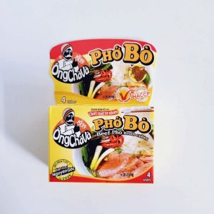 베트남 향신료 옹차바 포보 비프스톡 쌀국수 큐브 75g, 144개