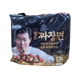 팔도짜장면 4개입 멀티팩 x4개(소비기한 25년 12월 1일 이후)