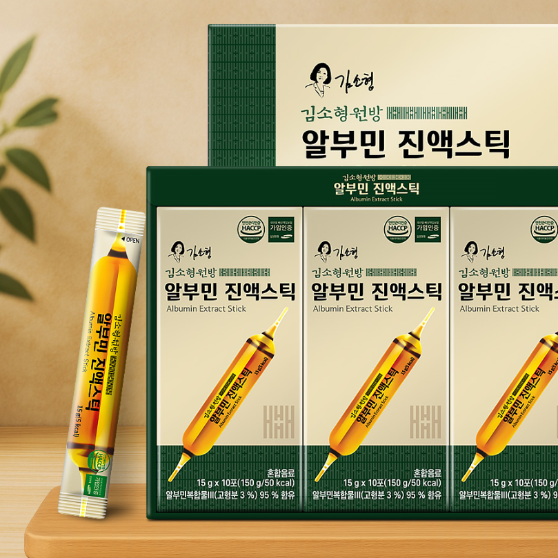 김소형원방 알부민 진액스틱 15g x 30포 만성<b>피로</b> 면역저하