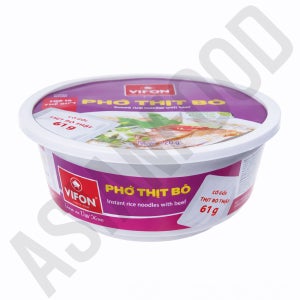 베트남 태국 라이스 버미셀리 누들 포띠포 비폰 포보 소고기 쌀국수 컵, 120g, 12개