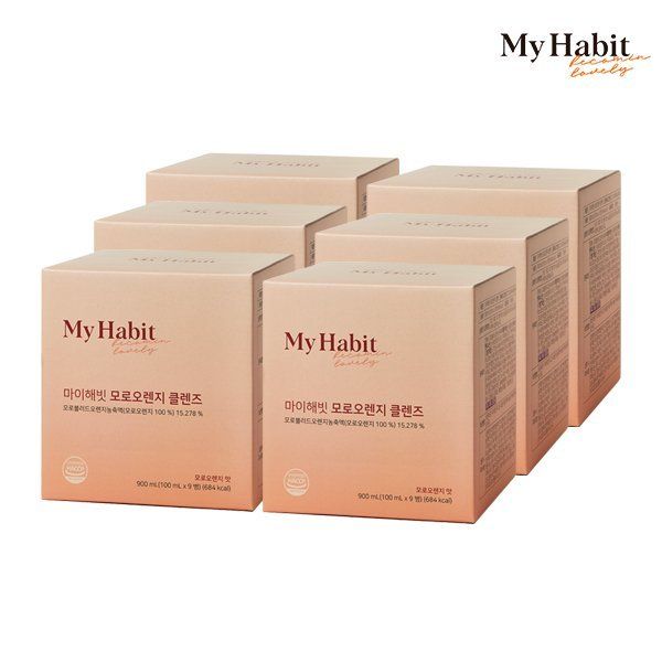 (마이<b>해빗</b>) 마이<b>해빗</b> 모로오렌지 클렌즈 100ml x 9병 6박스