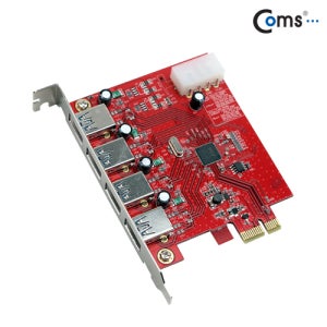 USB3.0확장카드 PCI Express 4포트 컴퓨터 브라켓 슬롯 연결 EM619LC