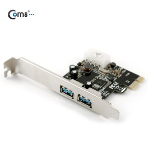 USB3.0확장카드 PCI Express 2포트 컴퓨터 브라켓 슬롯 연결 D3480LC