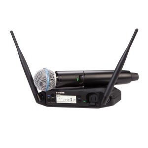 SHURE GLXD24+/SM58 슈어 GLXD+ 1채널 핸드헬드 무선 마이크 세트 SM58 포함