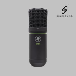 맥키 MACKIE EM-91C 컨덴서 마이크 방송용 녹음용 레코딩용 케이블 마운트 포함