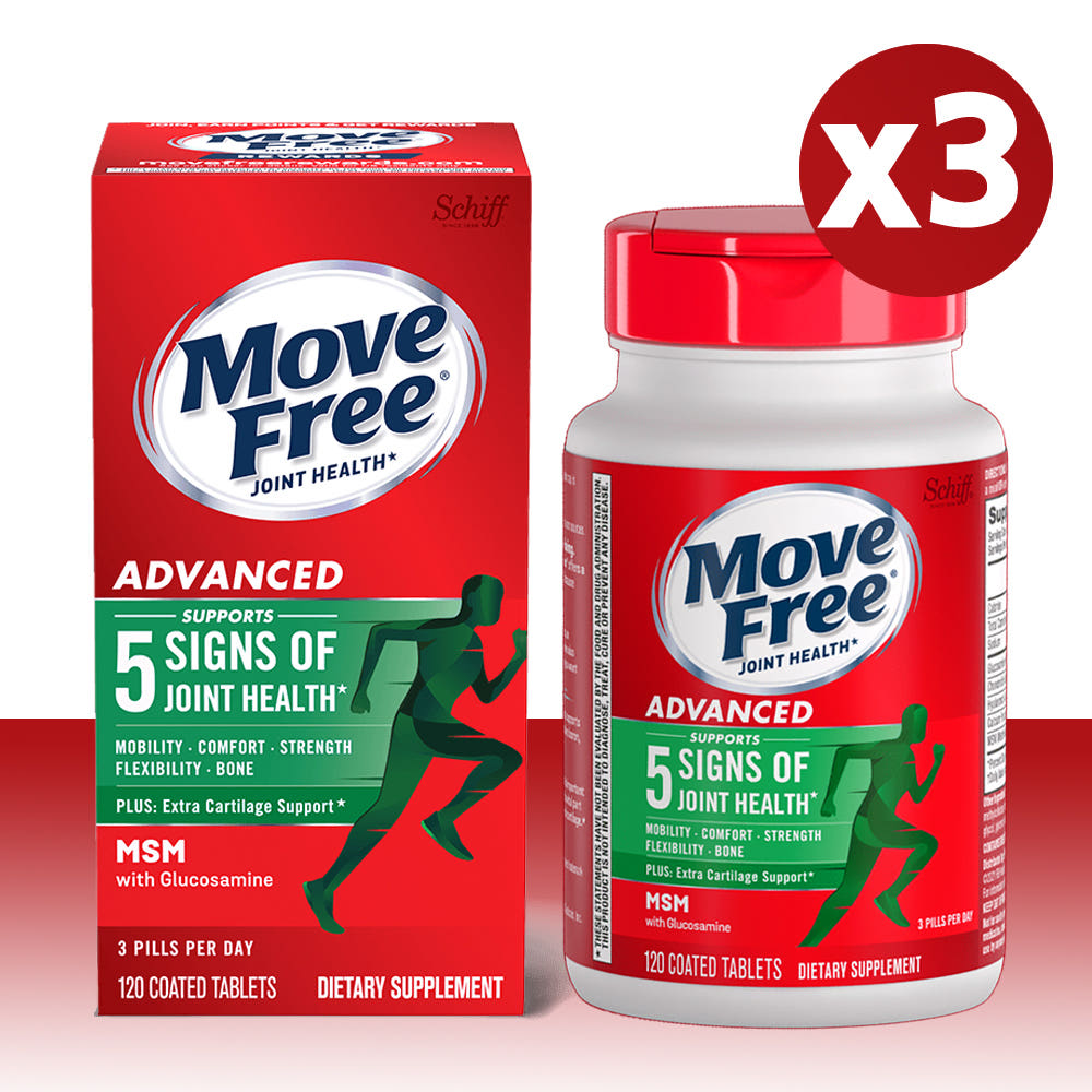 3통 쉬프 무브프리 <b>글루코사민 콘드로이친 플러스</b> MSM 타블렛 120정 2+1