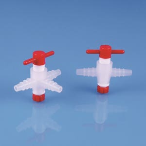 890020 플라스틱 스탑 콕크 테프론 플러그 삼방 Tarsons