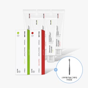 에이카랩스 불소치약 혼합 고불소 함유 5개입 1450 임산부 입덧 구취 입냄새제거