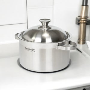 국산 키친아트 프리미오S 뉴 하이돔 올스텐 양수냄비 20cm 인덕션겸용 깊은냄비