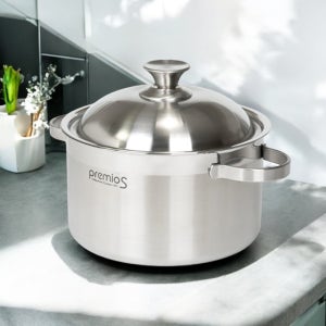 국산 키친아트 프리미오S 뉴 하이돔 올스텐 양수냄비 22cm 인덕션겸용 깊은냄비