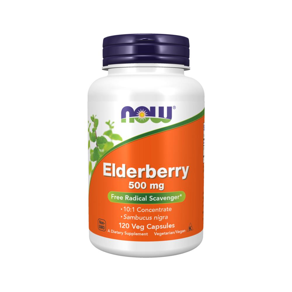 나우푸드 <b>엘더베리 500mg</b> 120정