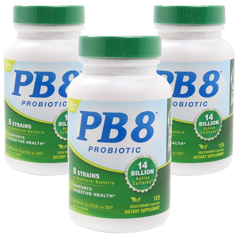 뉴트리션나우 <b>PB8 프로바이오틱</b> 140억 3개 120정