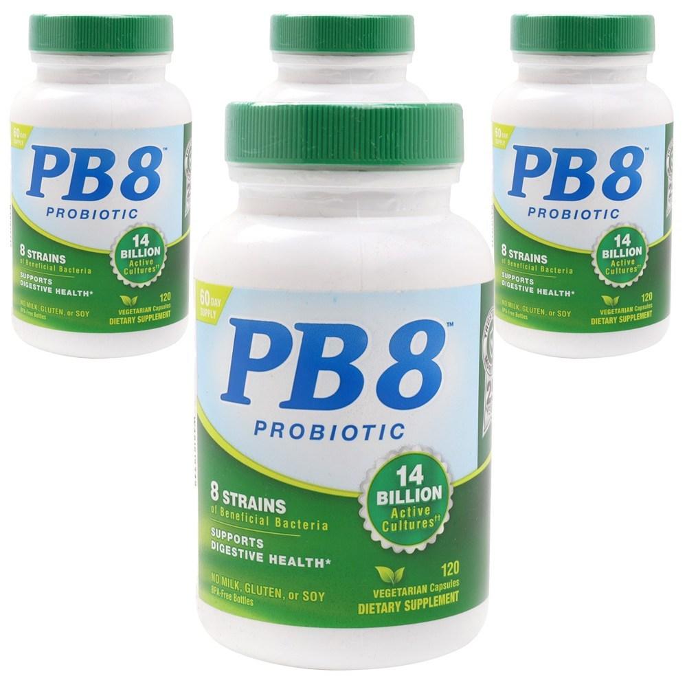 뉴트리션나우 <b>PB8 프로바이오틱</b> 140억 4개 120정