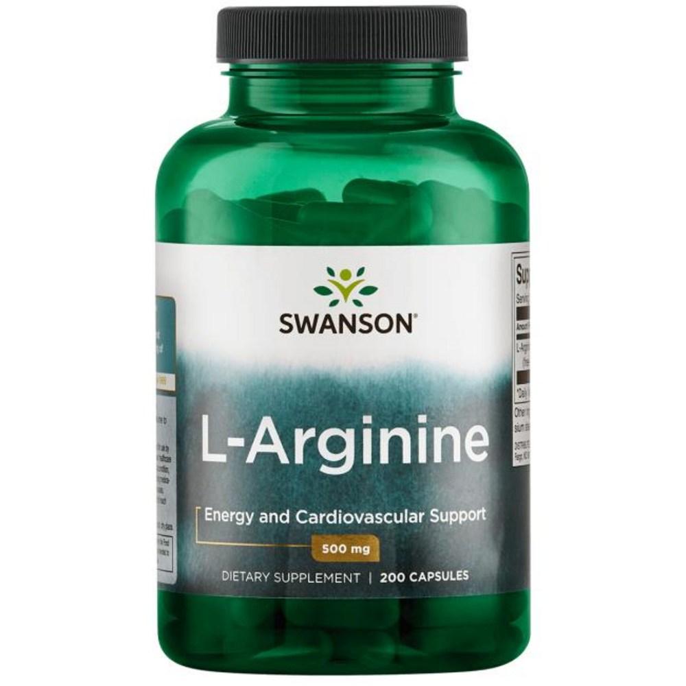 스완슨 L<b>아르기닌 500mg</b> 200정