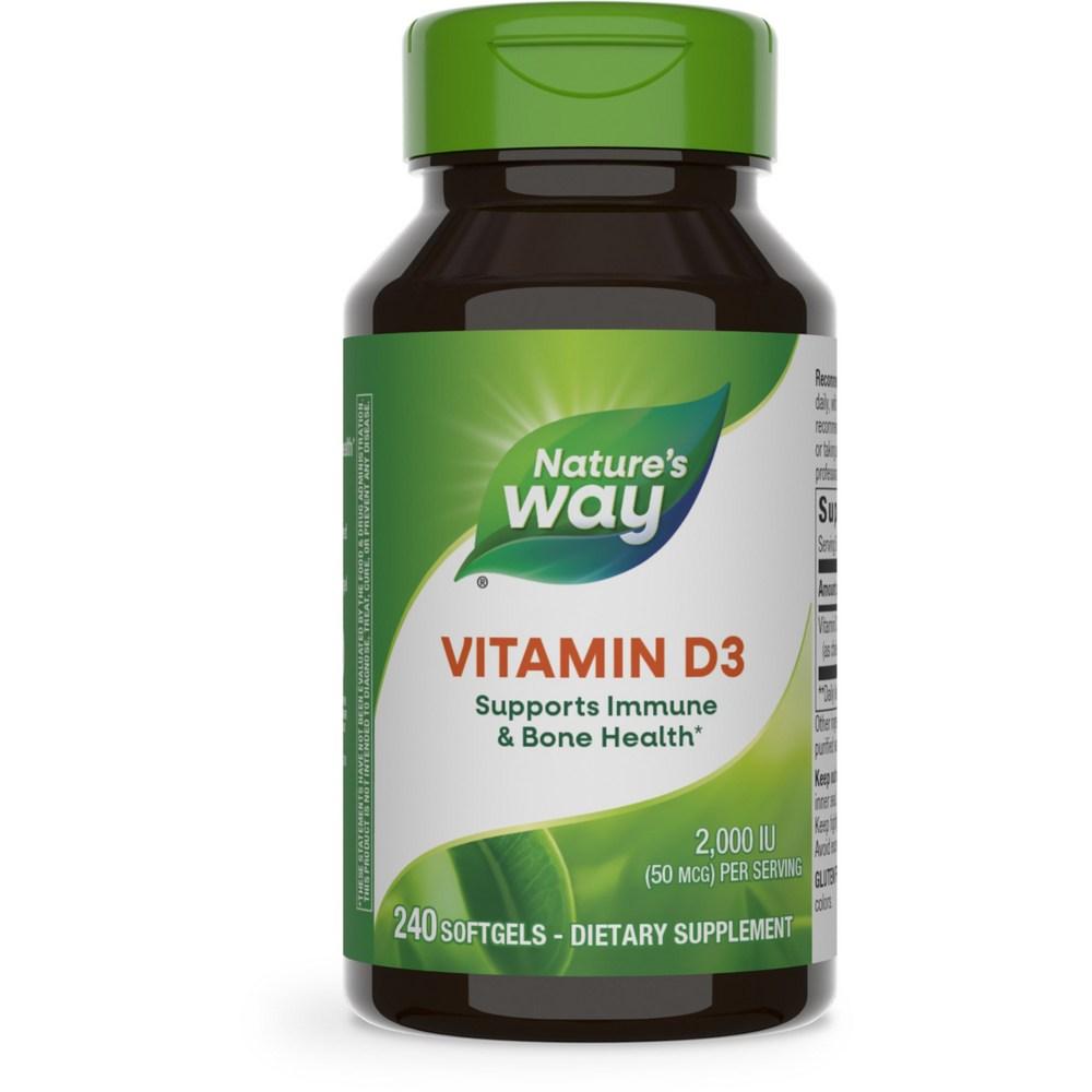 <b>네이쳐스웨이 비타민 D3</b> 50MCG 240정