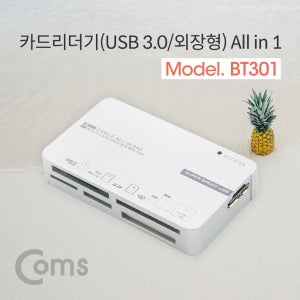 멀티카드리더기 USB 올인원 TF 마이크로SD 핸드폰 블랙박스 메모리리더기 BT301LC