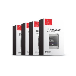 Western Digital Ultrastar DC HA340 박스 패키지 7200/256M WUS721204BLE6L4 (4x4TB)