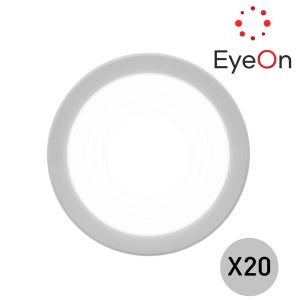 AS 2년 8인치 AS2년 아이온 LED 220mm 직부등 원형직부 21W 아주밝음 20개