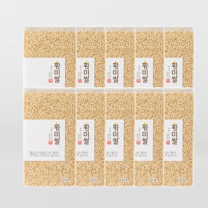 햅쌀 즉석도정 황미쌀 동탄황미쌀 오분도미 진공포장 10팩 10kg, 1개