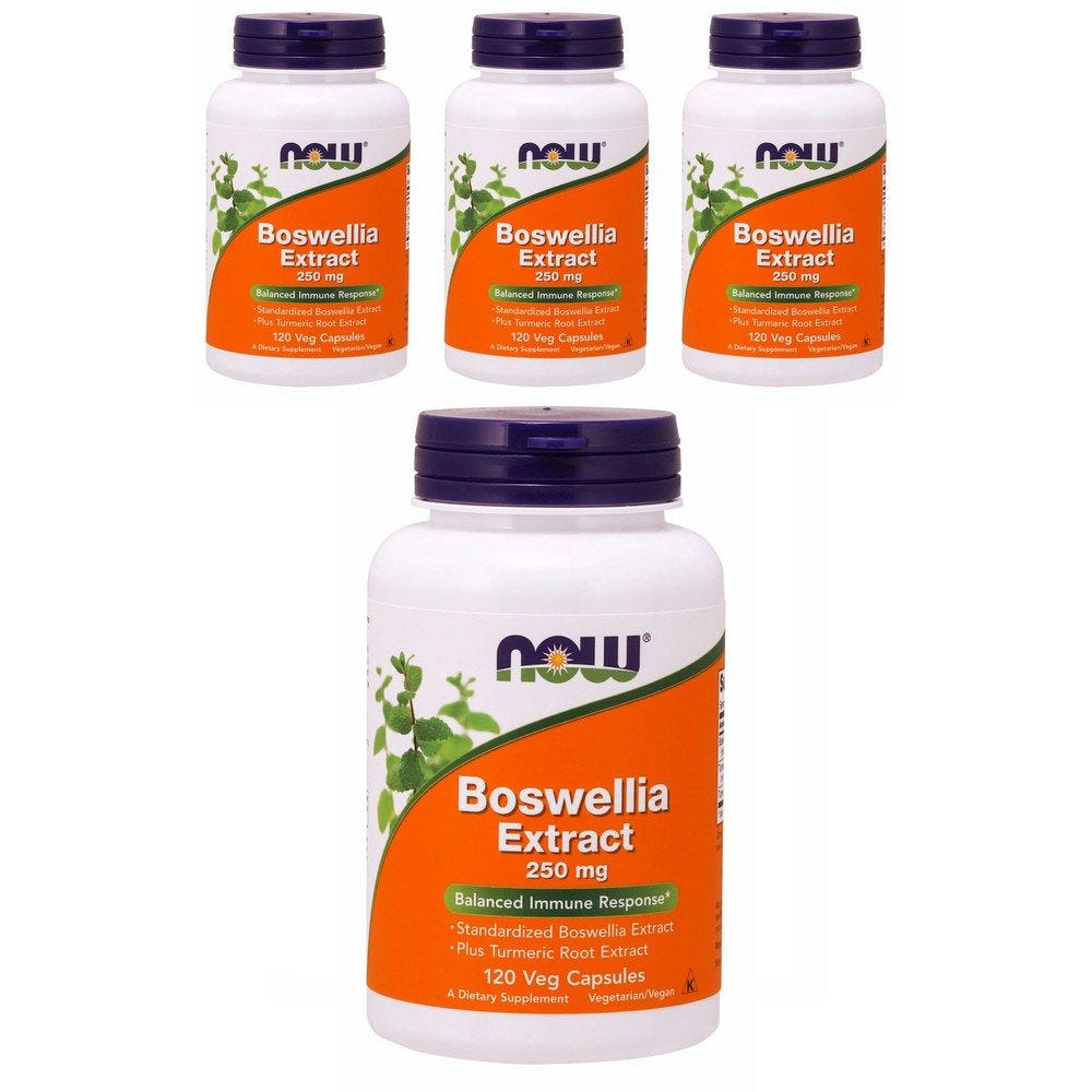 나우푸드 <b>보스웰리아</b> 추출물 <b>250mg</b> 120정 4개 베지 캡슐