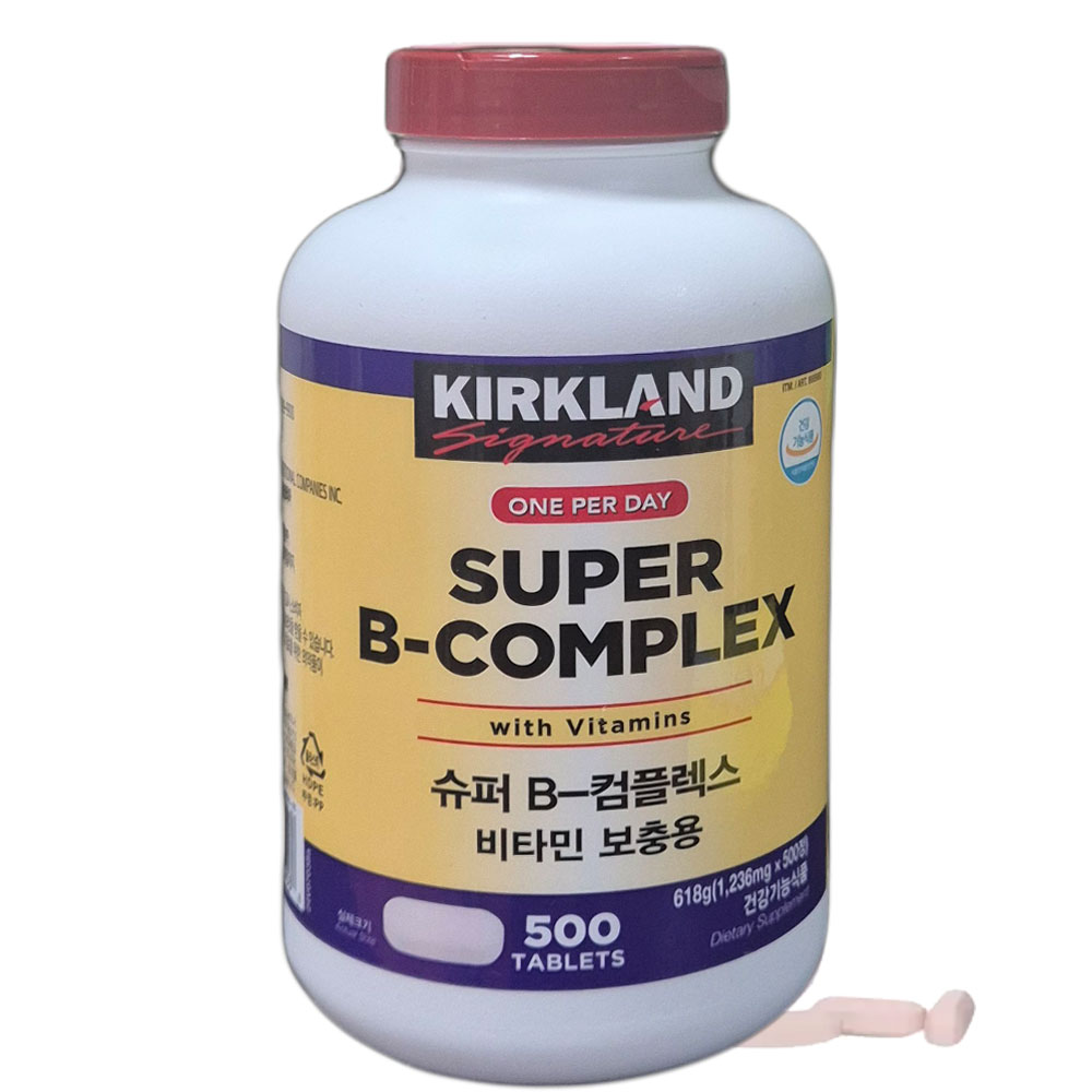 커클랜드 <b>슈퍼B</b> <b>컴플렉스</b> 코스트코 비타민 500정, 1개