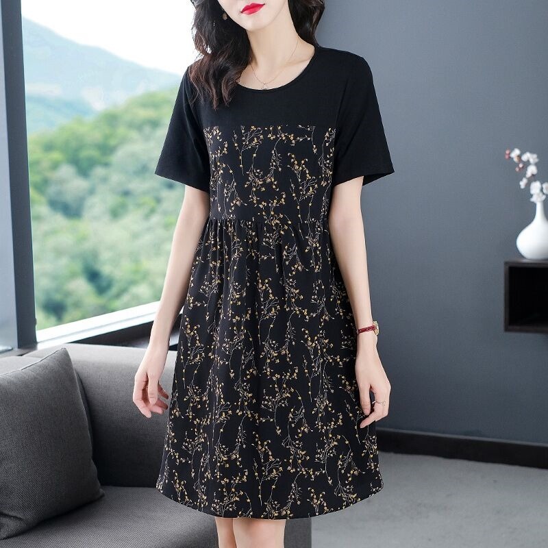 클리어런스 특가 2022 봄 여름 신작 꽃무늬 원피스 플러스 사 815N502577