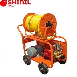 밀차식 전기 고압 분무기 농약 살포기 살포기 3마력 SIM-80A 8.5mmX50m