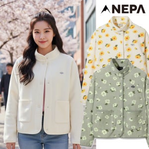 네파자켓 플러피 플로라 플리스 여성 세미크롭 플라워