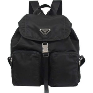 프라다 1BZ070 ZOT F0002 포코노 삼각로고 더블포켓 백팩
