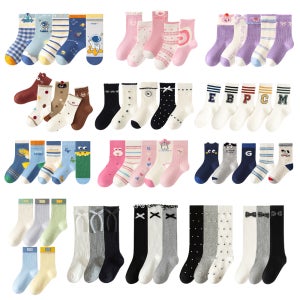 아동 겨울 양말 여아 남아 유아 초등 키즈 어린이 주니어 세트 니삭스 발목 레이스 리본