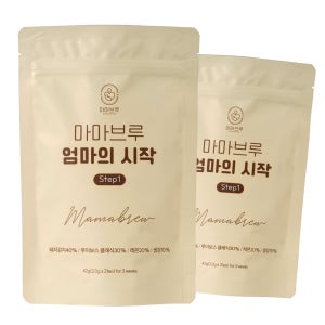 [마마브루]임산부차 루이보스차 루이보스티 입당티 입덧 엄마의시작step1 21개입, 2개