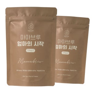 [마마브루] 임산부 루이보스차 카페인 없는 바닐라 호박차 엄마의시작 step2 21개입, 2개