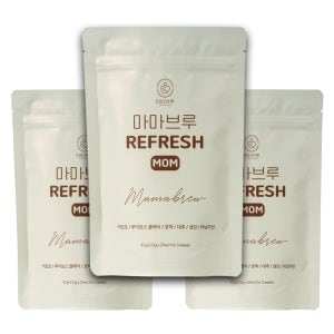 [마마브루]임산부차 루이보스차 리프레시맘 산후조리용 refresh mom 21개입, 3개