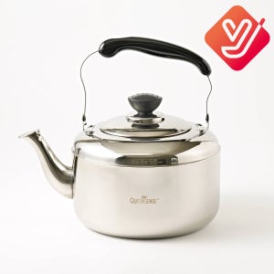 퀸센스 스텐 주전자 휘슬 스테인레스 가정용 업소용 4L