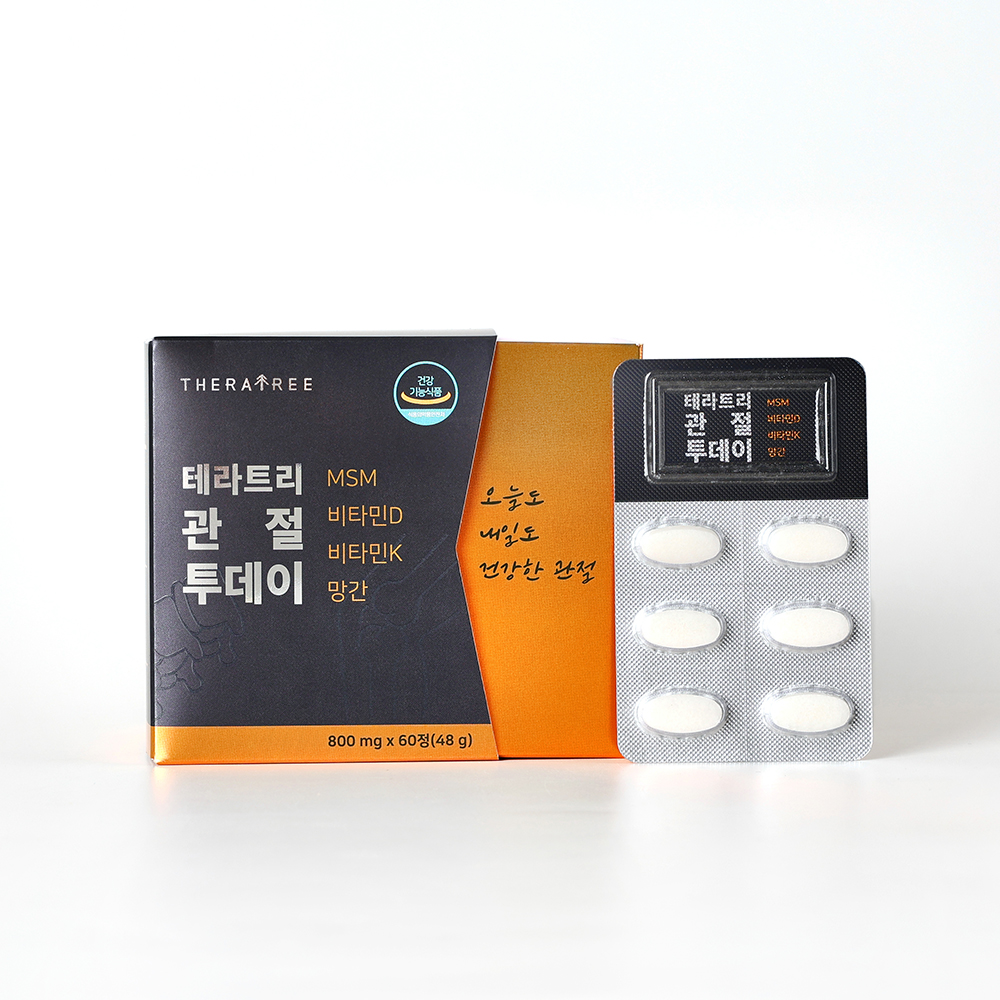 <b>테라</b><b>트리</b> 관절투데이 1개월 식이유황 OPTI MSM 1,000mg x 60정