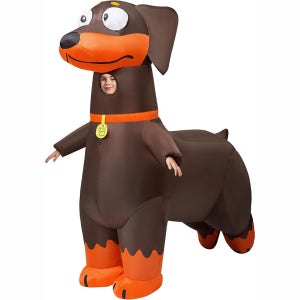 할로윈데이코스튬의상 대형강아지 풍선옷 에어슈트 인형탈 졸업사진컨셉(키 150-190)