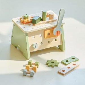 폴라비 원목 디럭스 공구놀이세트 소근육 3살 장난감 역할놀이