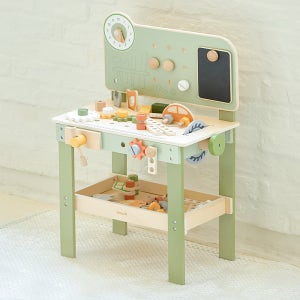 폴라비 원목 프리미엄 공구놀이세트 워크벤치 테이블 역할놀이
