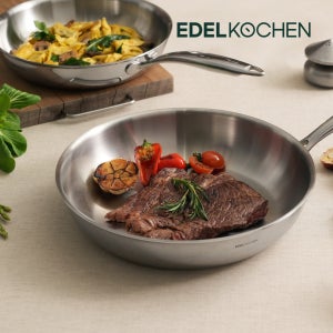 에델코첸 루체 통5중 스텐 후라이팬 24cm+루체 웍팬 24cm