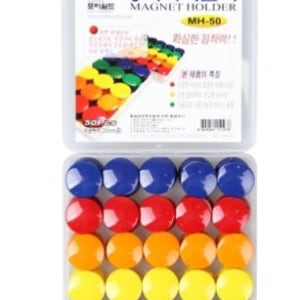 포비 원형자석홀더 MH-50 26mm 중형 450x50개입 초강력자석