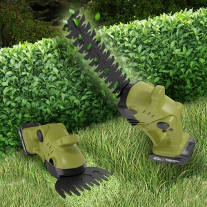 타이거 전지왕 2in1 세트 무선 충전 전정기 충전식 헤지트리머 헤지커터 가지치기