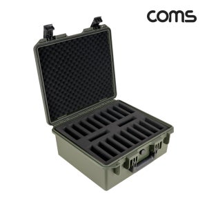 3.5인치 HDD 하드 케이스 20개 보관함 안전한 충격흡수 도난방지 시건장치 KS810
