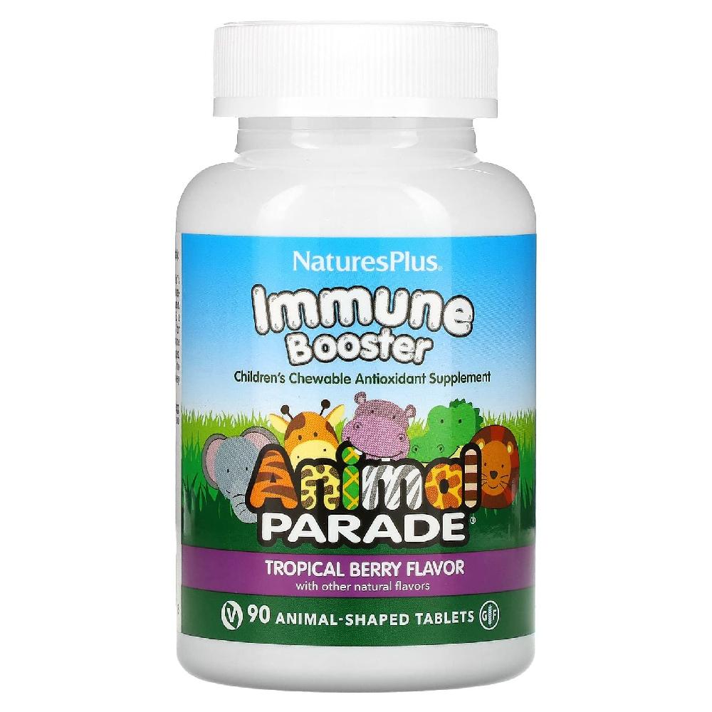 <b>NaturesPlus</b> (<b>네이처스플러스</b>) 어린이용 이뮨 부스터 항산화제 천연 열대 베리 맛 90개