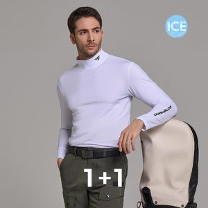 1+1 당일발송 국내제작 다운블로우 남자 기능성 골프웨어 여름 냉감 쿨링 이너 티셔츠 DB 3000M