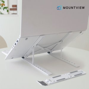 마운트뷰 접이식 노트북거치대 휴대용 노트북 스탠드 맥북 프로 받침대 초경량 태블릿 알루미늄