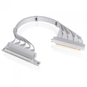 써멀테이크 PCI-E 4.0 Dual 90도 라이저 케이블 (화이트, 400m)