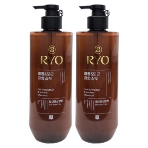 려 흑운 볼륨&모근강화 샴푸 우디머스크, 592ml, 2개