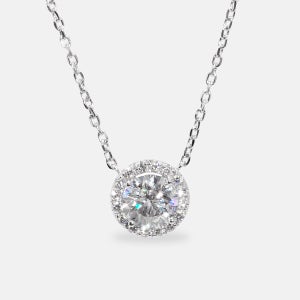 랩다이아 목걸이 헤일로 2캐럿 랩다이아몬드 IGI 14k 18k