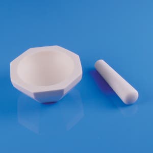 알루미나 유발 유봉 한셋트 Alumina Mortar 외경210mm ALP210